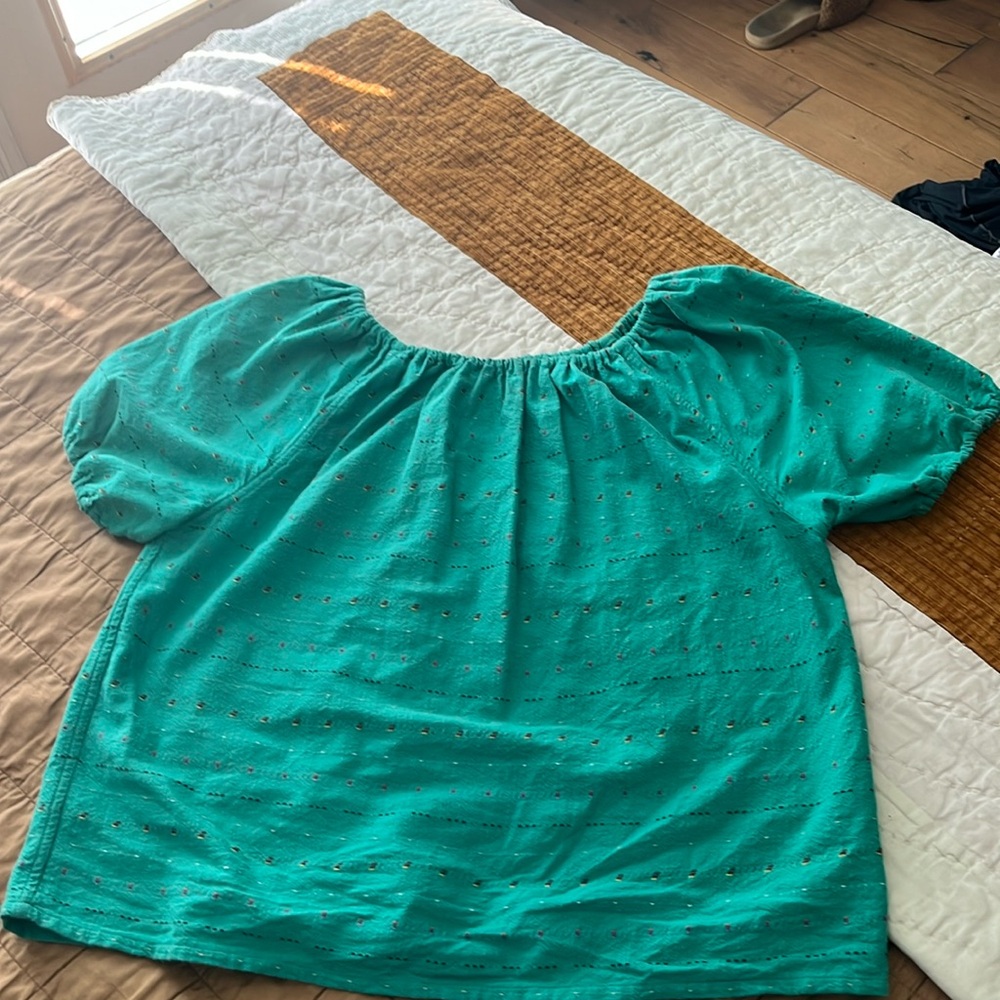 Ace and jig puff sleeve top